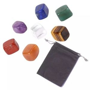 Natural 7 colors Yoga Stones